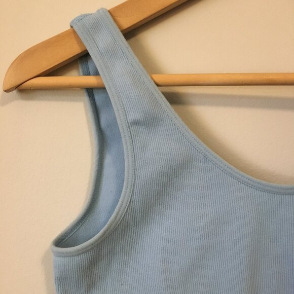 SWS Stretchy Relaxed Pale Blue Sports Bra - Picture 3 of 13